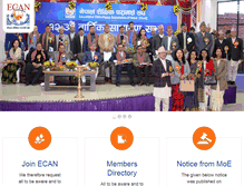 Tablet Screenshot of ecan.org.np